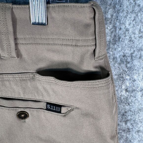 5.11 Tactical Edge Chino Pants Mens 32x30 Beige Straight Workwear - Picture 12 of 13